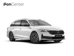 Wit Nieuw 2025 Skoda Octavia SportLine Stationwagen | € 40.900 (Super prijs)