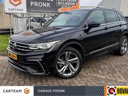 Zwart Gebruikt 2021 VW Tiguan R-line SUV | € 34.450 (Eerlijke prijs)