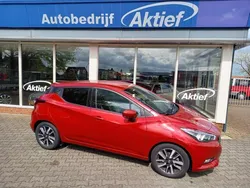 Rood Gebruikt 2019 Nissan Micra Tekna Hatchback | € 11.950 (Eerlijke prijs)