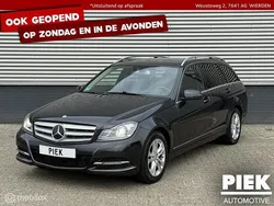 Zwart Gebruikt 2013 Mercedes C200 Avantgarde Stationwagen | € 7.499 (Super prijs)