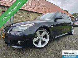 Zwart Gebruikt 2008 BMW 530 M Sport Stationwagen | € 9.950