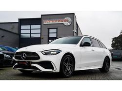 Wit Gebruikt 2023 Mercedes C300 AMG line Stationwagen | € 37.995 (Super prijs)