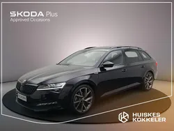 Zwart Gebruikt 2022 Skoda Superb Business Line Stationwagen | € 33.000 (Iets duurder)