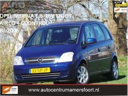 Blauw, metallic lak Gebruikt 2006 Opel Meriva Enjoy MPV | € 1.449 (Goede deal)