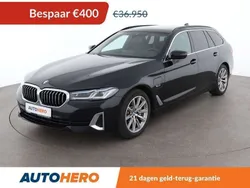 Zwart Gebruikt 2022 BMW 530e Luxury Line Stationwagen | € 36.149 (Super prijs)