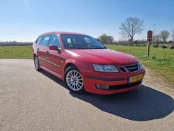 Rood Gebruikt 2005 Saab 9-3 Linear Stationwagen | € 2.000 (Super prijs)