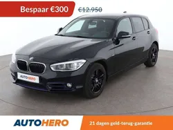 Zwart Gebruikt 2016 BMW 120 Sport Line Hatchback | € 12.849