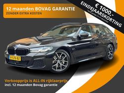 Zwart Gebruikt 2022 BMW 530 M Sport Stationwagen | € 41.400 (Eerlijke prijs)