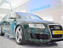 Groen, metallic lak Gebruikt 2008 Audi RS6 Stationwagen | € 74.950