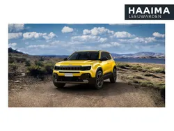 Zwart Nieuw 2025 Jeep Avenger EV Summit SUV | € 41.817 (Duur)