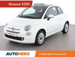 Wit Gebruikt 2021 Fiat 500C Lounge Cabriolet | € 15.549 (Eerlijke prijs)