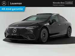 Donker 197 metallic obsidiaanzwart Gebruikt 2024 Mercedes EQS580 AMG line Hatchback | € 104.950