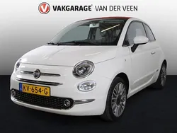Wit Gebruikt 2016 Fiat 500 Lounge Cabriolet | € 8.445 (Goede deal)