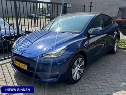 Blauw Gebruikt 2021 Tesla Model Y Long Range SUV | € 32.995 (Goede deal)