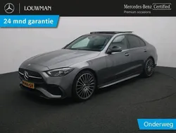 Grijs Gebruikt 2022 Mercedes C180 AMG line Sedan | € 44.945 (Super prijs)