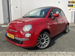 Rood Gebruikt 2014 Fiat 500C Lounge Cabriolet | € 8.995 (Eerlijke prijs)