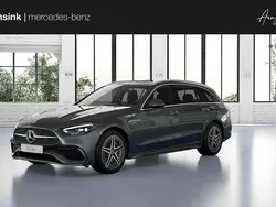 Grijs Nieuw 2025 Mercedes C300e AMG line Stationwagen | € 64.857 (Eerlijke prijs)