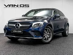 Blauw, metallic lak Gebruikt 2017 Mercedes GLC350 AMG line Coupé | € 37.995 (Super prijs)