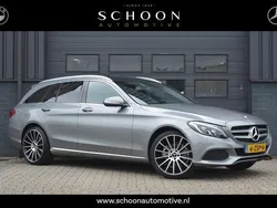 Grijs, metallic lak Gebruikt 2015 Mercedes C180 Ambition Stationwagen | € 18.950 (Eerlijke prijs)