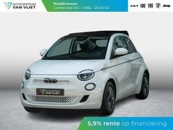 Bianco gelato 268 Nieuw 2025 Fiat 500e Style Cabriolet | € 28.790 (Super prijs)
