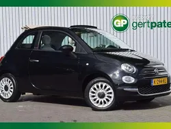 Zwart Gebruikt 2021 Fiat 500C Lounge Cabriolet | € 13.500 (Goede deal)