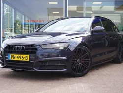 Blauw, metallic lak Gebruikt 2017 Audi A6 S-Line Stationwagen | € 21.499 (Eerlijke prijs)