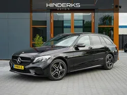 Zwart Gebruikt 2021 Mercedes C300 AMG Stationwagen | € 29.995 (Super prijs)