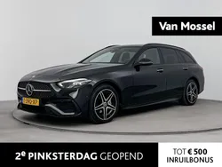 Zwart Gebruikt 2022 Mercedes E300 AMG line Stationwagen | € 41.900 (Super prijs)