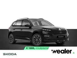 Zwart Nieuw 2025 Skoda Kamiq Monte Carlo SUV | € 38.390 (Duur)
