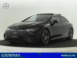 Donker 197 obsidiaanzwart metaalkleur metallic Gebruikt 2023 Mercedes EQE AMG 43 AMG Sedan | € 136.528