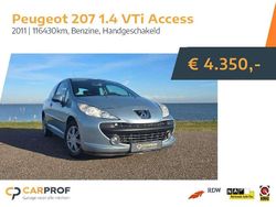 Blauw Gebruikt 2011 Peugeot 207 Access Hatchback | € 4.350 (Eerlijke prijs)