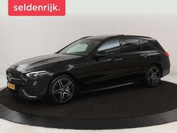 Zwart Gebruikt 2022 Mercedes C300e AMG line Stationwagen | € 33.900 (Eerlijke prijs)
