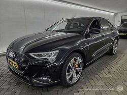 Zwart Gebruikt 2020 Audi e-tron Sportback S-Line SUV | € 37.880 (Eerlijke prijs)