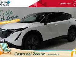 Wit pearl / zwart dak Nieuw 2024 Nissan Ariya Evolve SUV | € 44.469 (Super prijs)