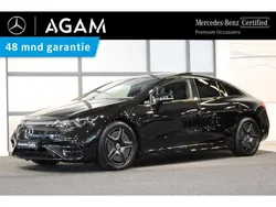 Zwart Gebruikt 2022 Mercedes EQS350 AMG line Sedan | € 54.950