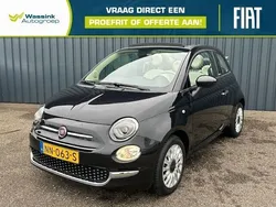 Zwart Gebruikt 2017 Fiat 500C Lounge Cabriolet | € 12.290 (Iets duurder)