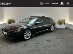 Zwart Gebruikt 2021 Audi A6 Design Stationwagen | € 48.895 (Super prijs)