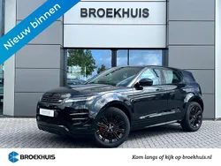 Santorini black (donker zwart metallic)zwart Gebruikt 2024 Land Rover Range Rover evoque HSE Dynamic SUV | € 62.800 (Duur)