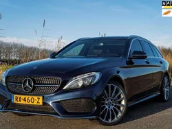 Blauw, metallic lak Gebruikt 2018 Mercedes C350e AMG Stationwagen | € 28.950 (Duur)