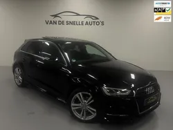 Zwart Gebruikt 2017 Audi A3 Sportback S-Line Hatchback | € 19.990 (Duur)