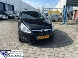 Zwart Gebruikt 2008 Opel Corsa Enjoy Stationwagen | € 1.200 (Super prijs)