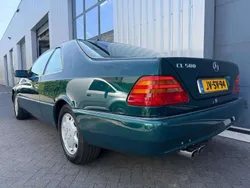 Groen, metallic lak Gebruikt 1995 Mercedes CL500 Classic Coupé | € 12.950
