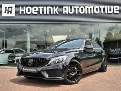 Zwart Gebruikt 2014 Mercedes C200 AMG line Sedan | € 19.940 (Eerlijke prijs)