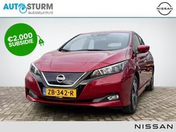Rood, metallic lak Gebruikt 2019 Nissan Leaf N-Connecta Hatchback | € 10.499 (Super prijs)