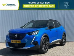 Blauw Gebruikt 2021 Peugeot e-2008 GT SUV | € 19.895 (Eerlijke prijs)