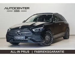 Zwart, metallic lak Gebruikt 2023 Mercedes C300 AMG line Stationwagen | € 55.945 (Duur)