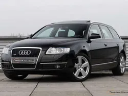 Zwart Gebruikt 2008 Audi A6 S-Line Stationwagen | € 24.950