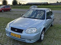Blauw Gebruikt 2006 Hyundai Accent Active Hatchback | € 1.299