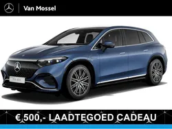 Blauw Nieuw 2025 Mercedes EQS450+ AMG line SUV | € 146.291