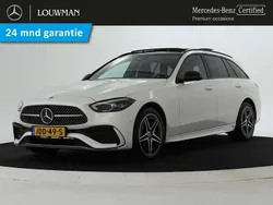 Wit Gebruikt 2025 Mercedes C300e AMG Stationwagen | € 54.945 (Eerlijke prijs)